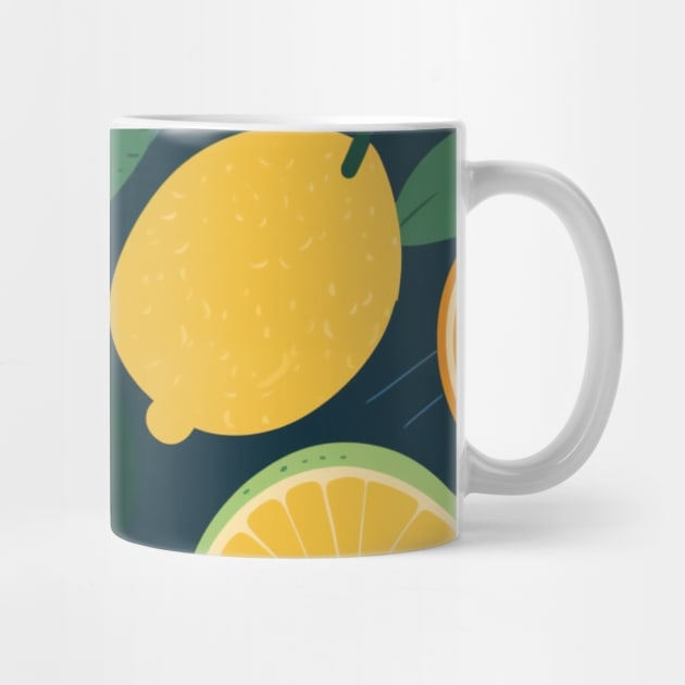 Citrus fruit pattern by bigmomentsdesign